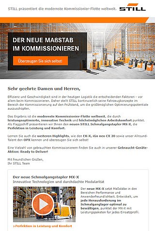 STILL Newsletter: Ausgabe 6 - 2017