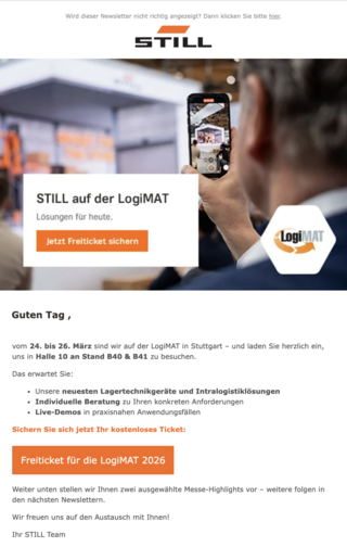 STILL Newsletter: Ausgabe 01 - 2026