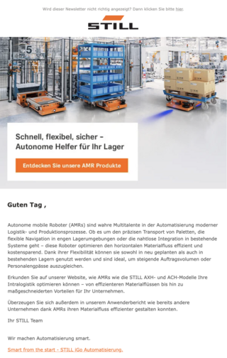 STILL Newsletter: Ausgabe 11 - 2024