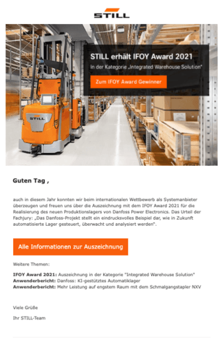 STILL Newsletter: Ausgabe 6 - 2021