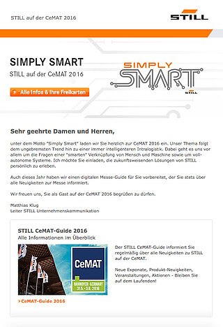 STILL Newsletter: Ausgabe 3 - 2016