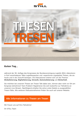 STILL Newsletter: Ausgabe 9 - 2021