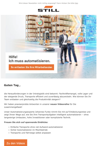 STILL Newsletter: Ausgabe 10 - 2025