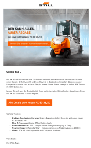 STILL Newsletter: Ausgabe 5 - 2020