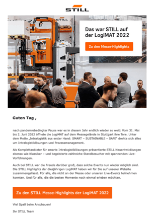 STILL Newsletter: Ausgabe 7 - 2022