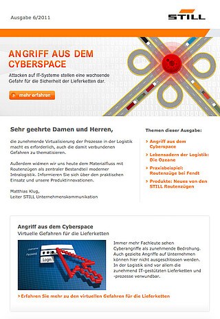 STILL Newsletter: Ausgabe 6 - 2011