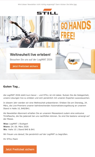 STILL Newsletter: Ausgabe 03 - 2026