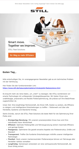 STILL Newsletter: Ausgabe 01 - 2026