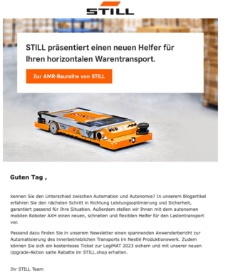 STILL Newsletter: Ausgabe 03 - 2023