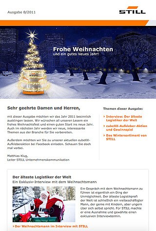 STILL Newsletter: Ausgabe 8 - 2011