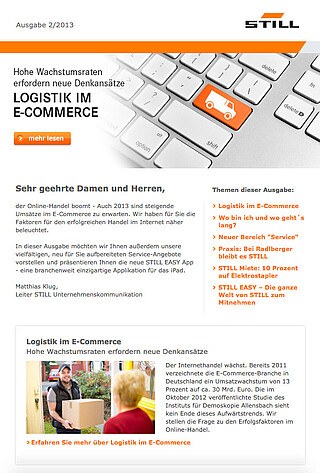 STILL Newsletter: Ausgabe 2 - 2013