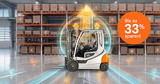 Förderung für Elektro-Stapler: Bis zu 33% sparen.