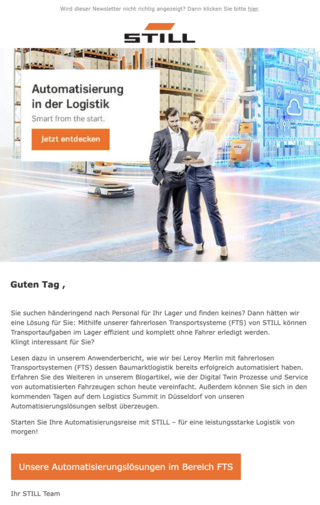 STILL Newsletter: Ausgabe 10 - 2024