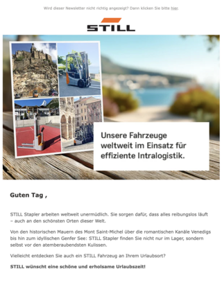 STILL Newsletter: Ausgabe 07 - 2025